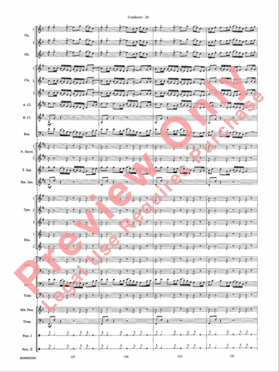 Prairiesong Concert Band scores gallery preview page 29