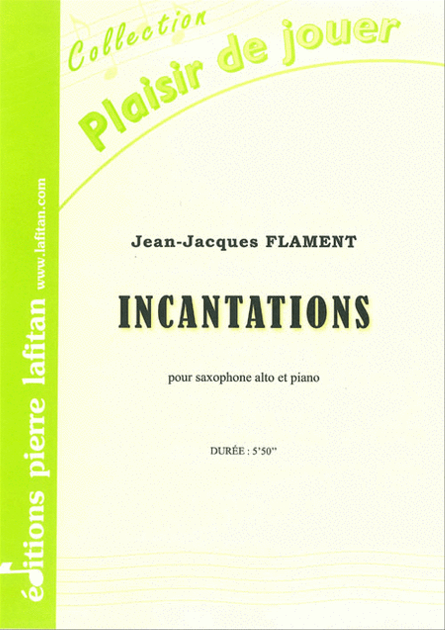 Incantations Alto Saxophone scores gallery preview page 1