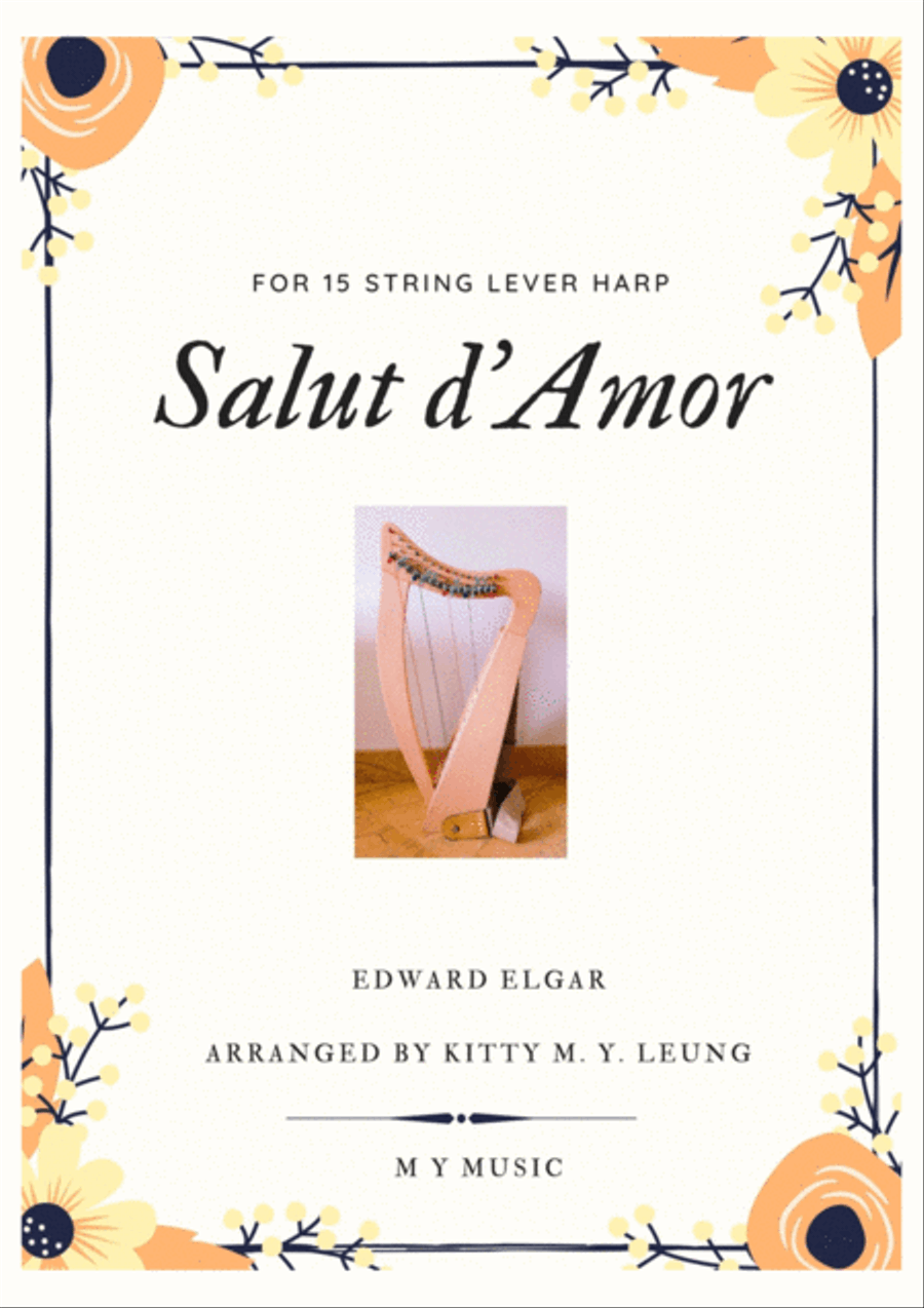 Salut d'Amor - 15 String Lever Harp Celtic Harp scores gallery preview page 1