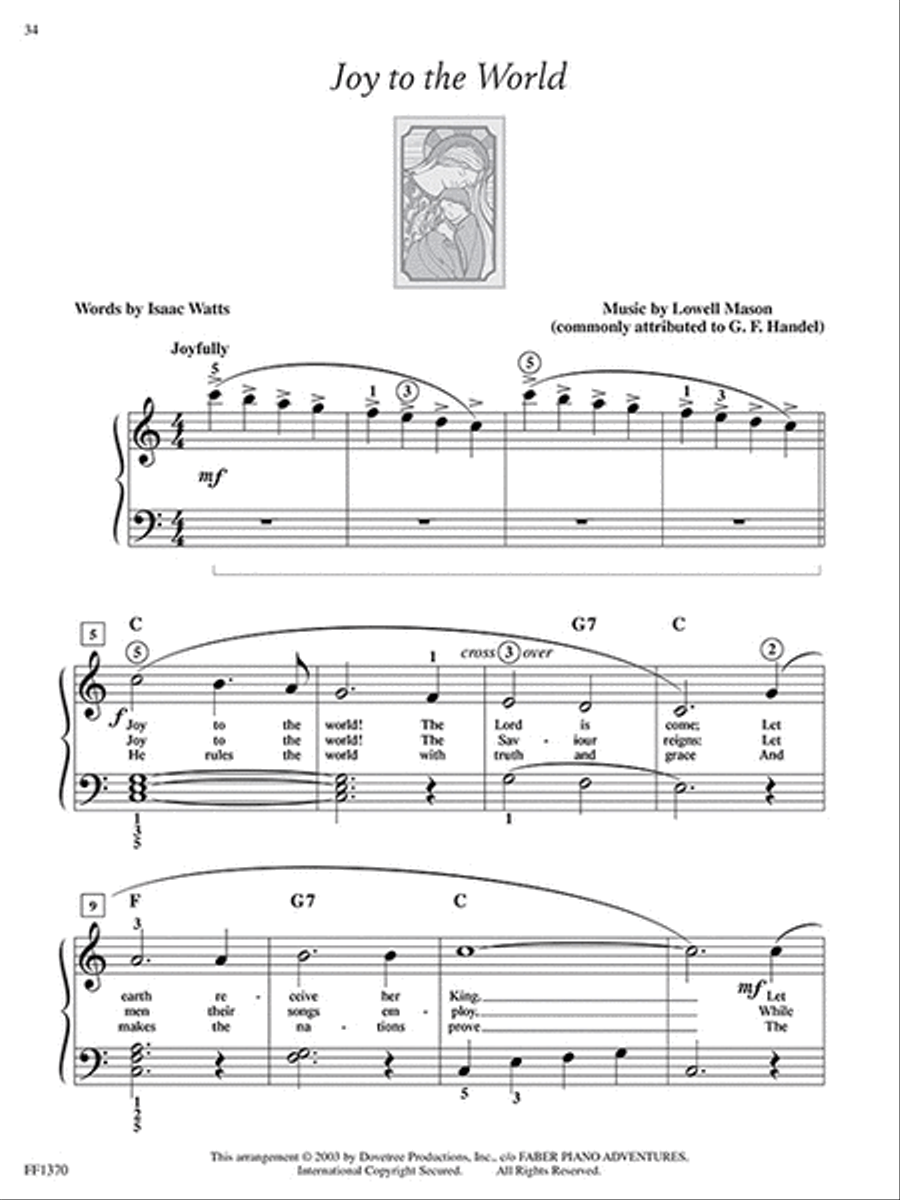 Adult Piano Adventures Christmas - Book 1 image number null