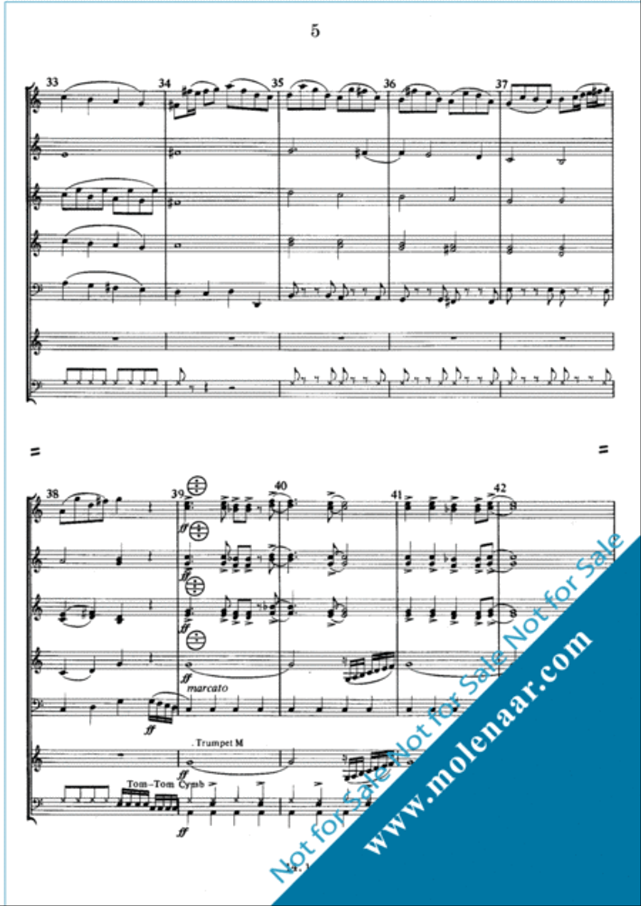 Sinfonia Alla Barocco Accordion Orchestra scores gallery preview page 9