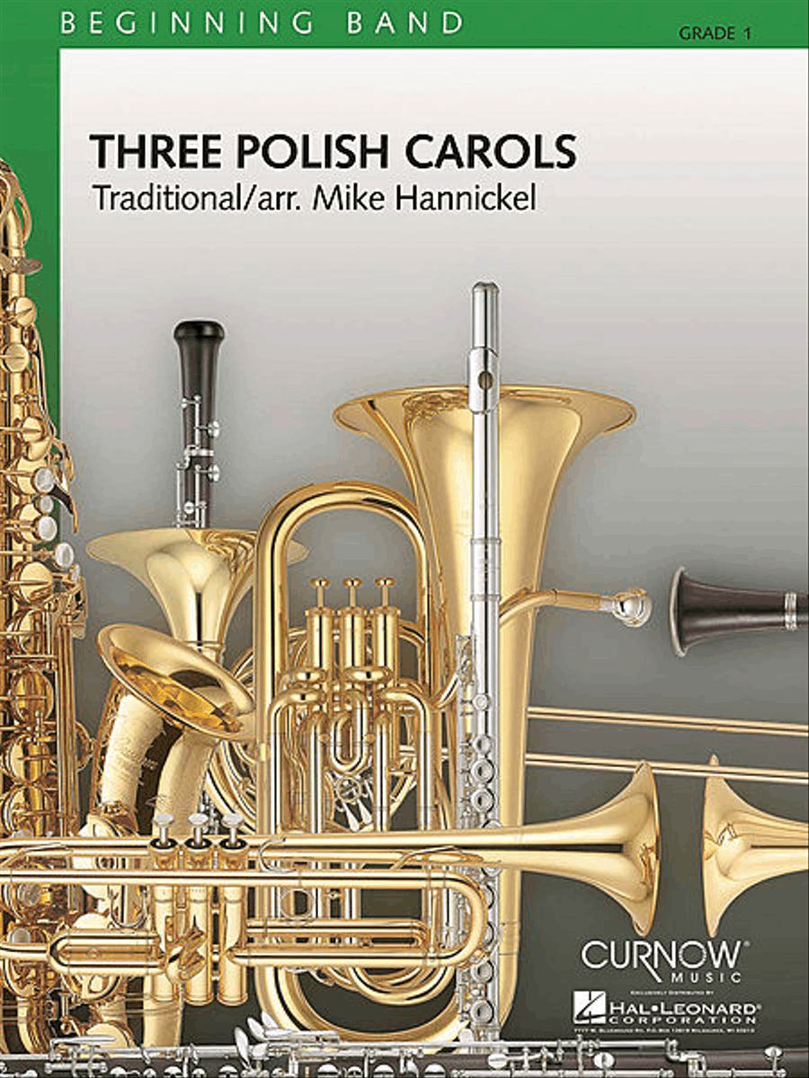 Three Polish Carols Concert Band scores gallery preview page 1
