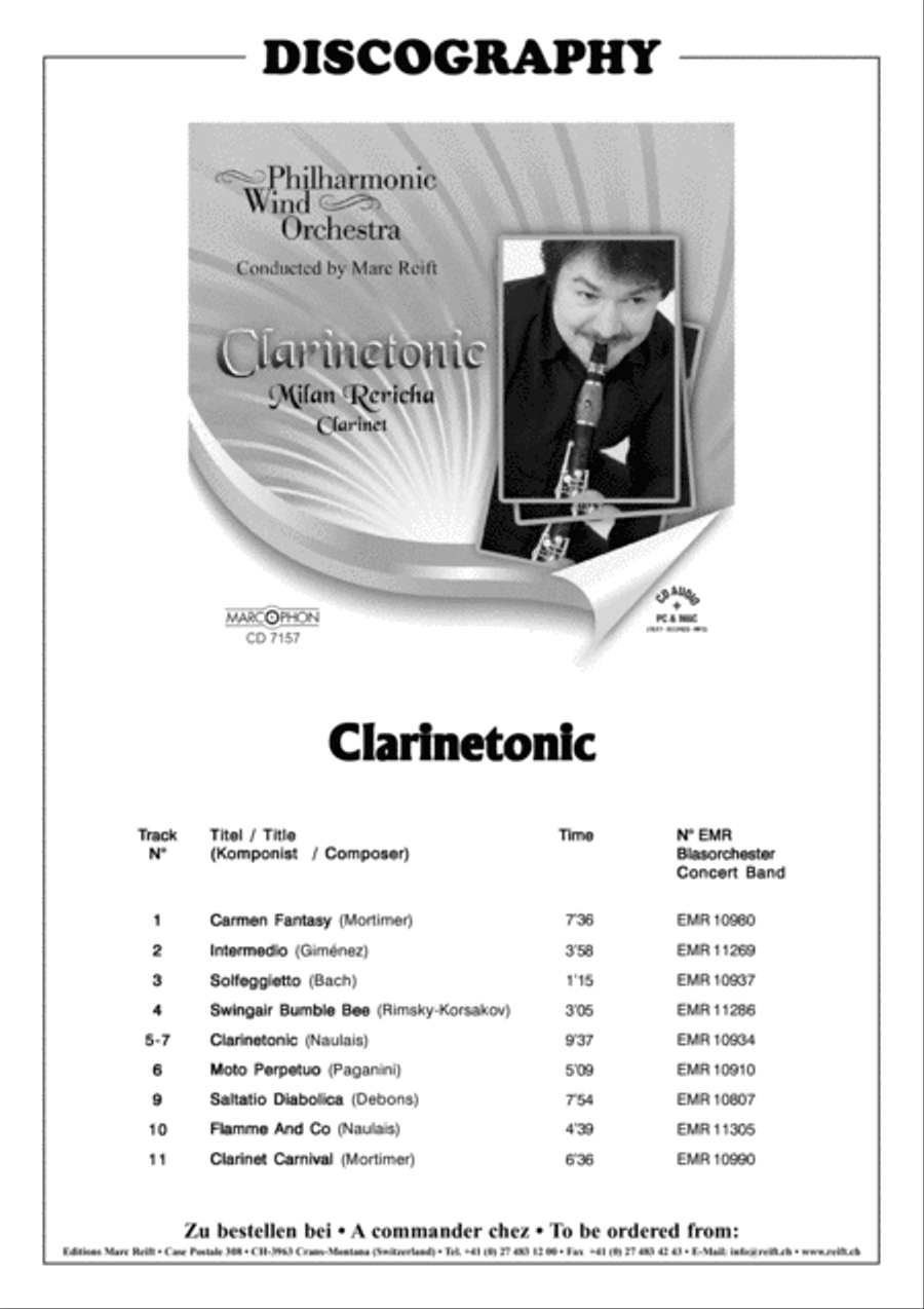 Solfeggietto Clarinet Solo scores gallery preview page 4