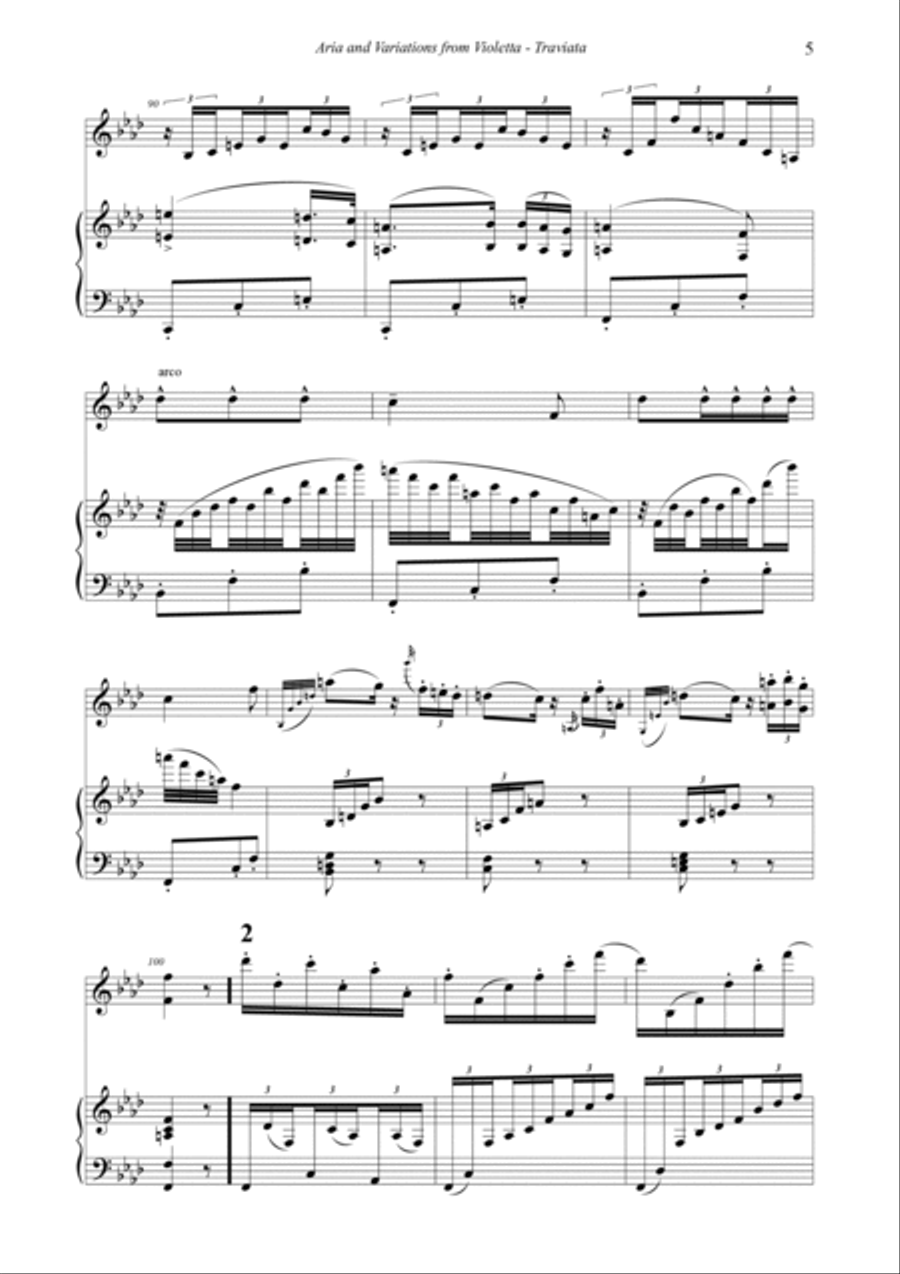 Ah, fors'è lui Chamber Music scores gallery preview page 5