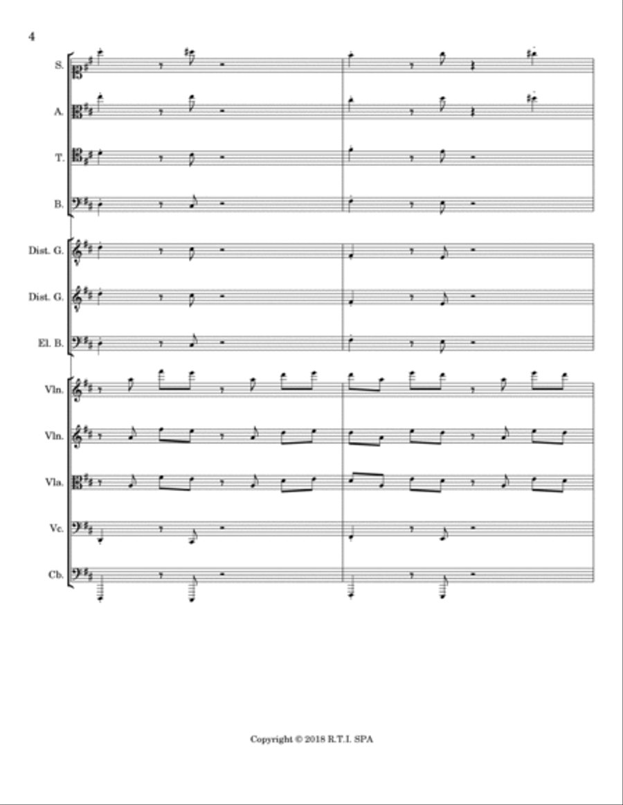 Sonic Colors~Nega Whisp Armor Phase II - Score Only Full Orchestra scores gallery preview page 4