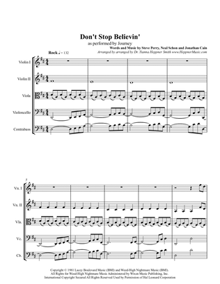 Book cover for Don't Stop Believin'