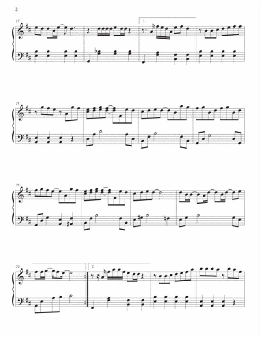 Kiss Goodbye Kiss Goodbye Piano Solo scores gallery preview page 2
