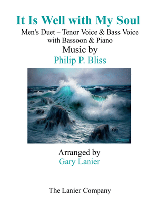 Book cover for IT IS WELL WITH MY SOUL (Men's Duet - Tenor Voice, Bass Voice) with Bassoon & Piano