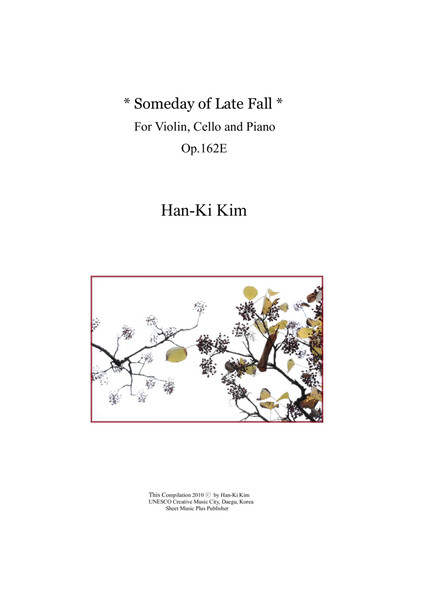 Someday of Late Fall (For Piano Trio) image number null
