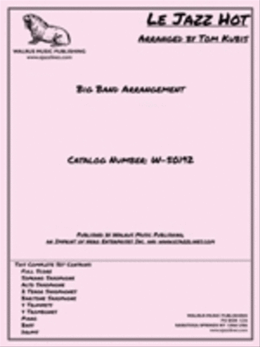 Le Jazz Hot Le Jazz Hot Big Band scores gallery preview page 1