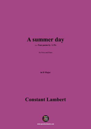 C. Lambert-A summer day,in D Major