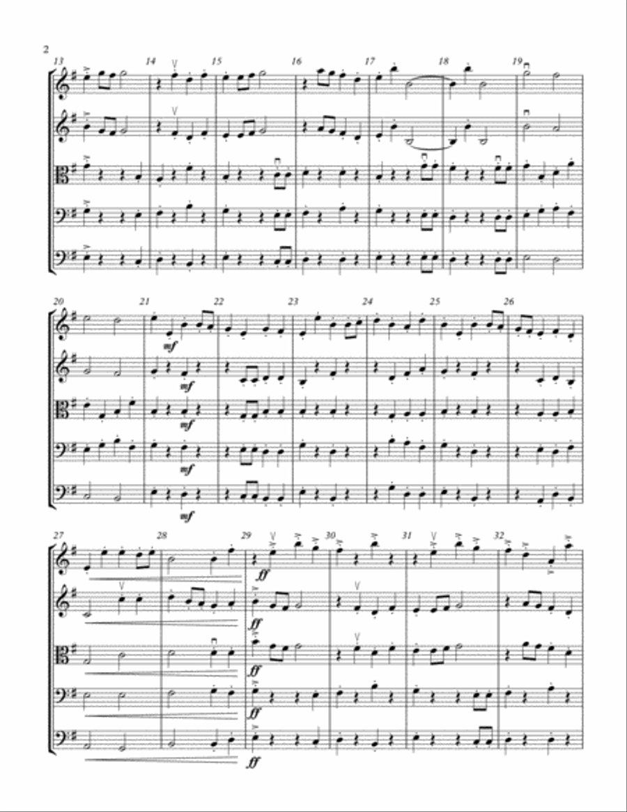 Airplanes (Beginning String Orchestra) String Orchestra scores gallery preview page 2