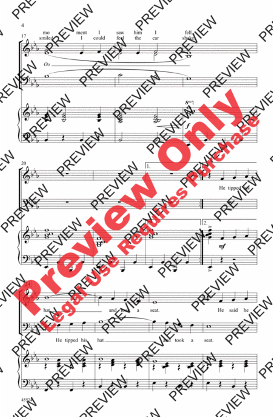 A Tribute to Judy Garland 3-Part scores gallery preview page 4