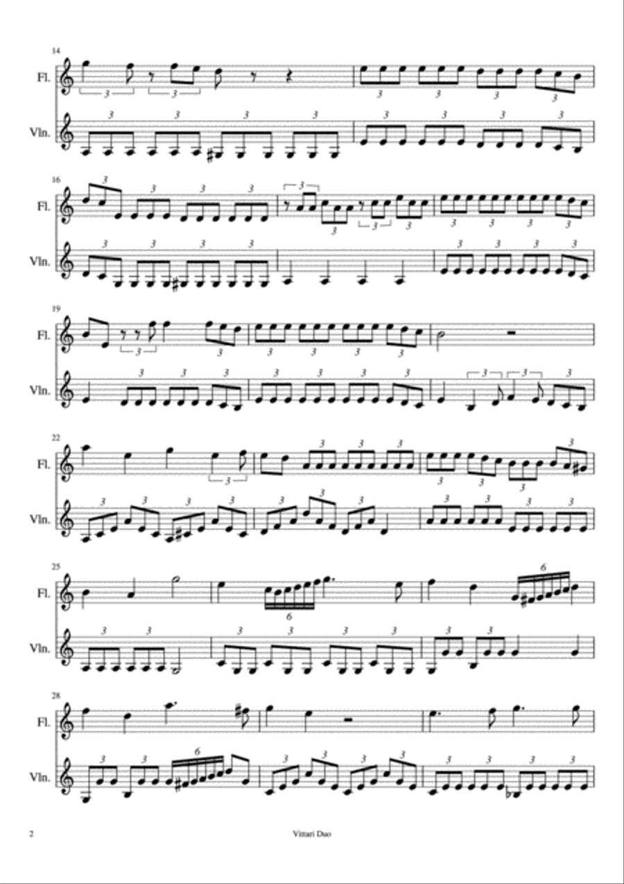 Delilah Delilah Flute scores gallery preview page 2