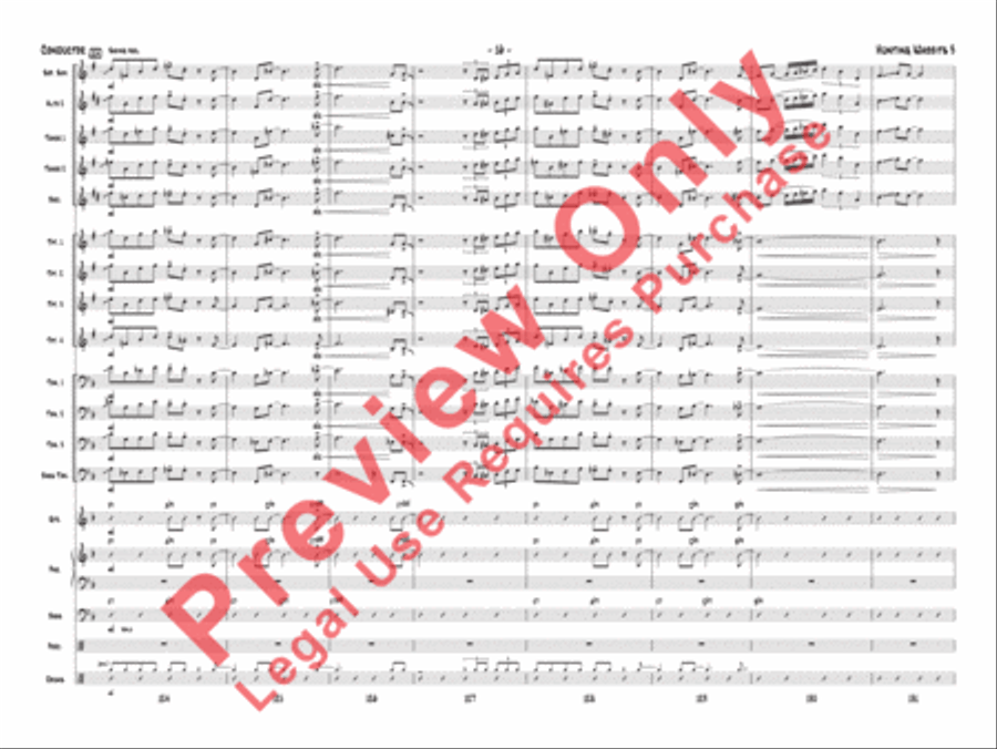 Hunting Wabbits 3 (Get Off My Lawn) Jazz Ensemble scores gallery preview page 19