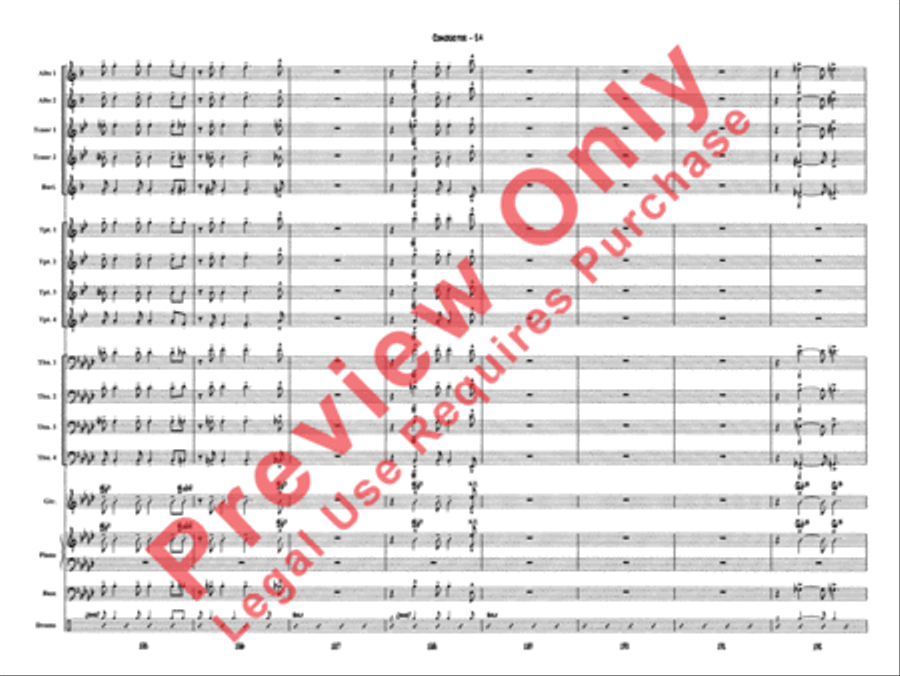 Caravan Jazz Ensemble scores gallery preview page 26