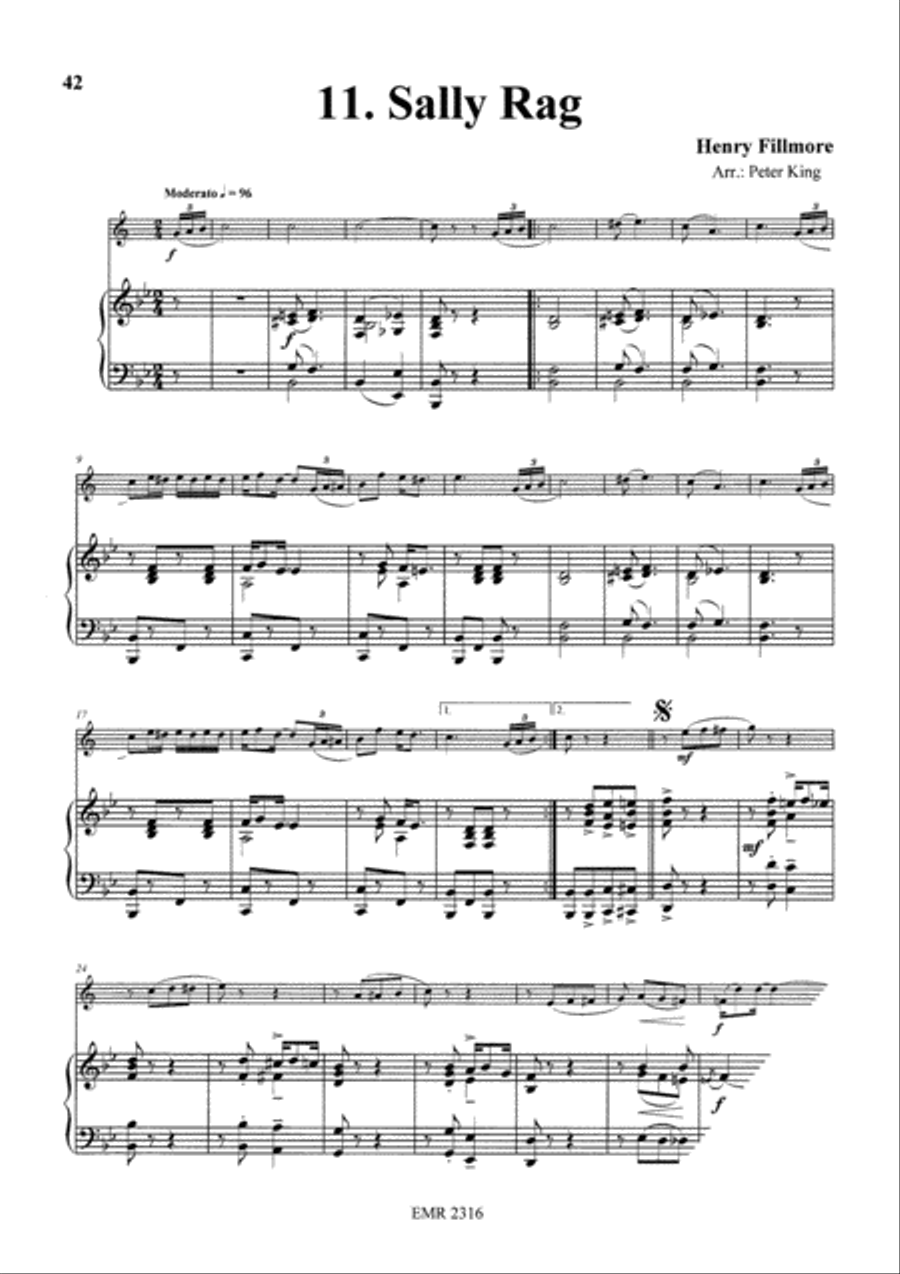 15 Rags Clarinet Solo scores gallery preview page 13