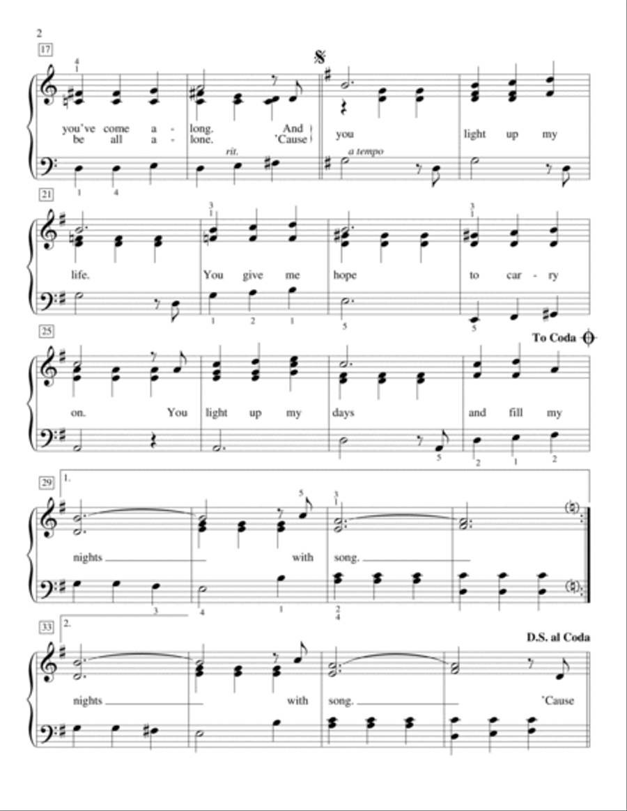 You Light Up My Life You Light Up My Life Piano Method scores gallery preview page 2