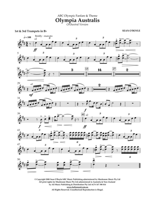 Olympia Australis (Orchestra) - Bb Trumpet 1 & 3