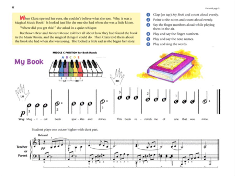 Music for Little Mozarts Recital Book, Book 2 Piano Method scores gallery preview page 4