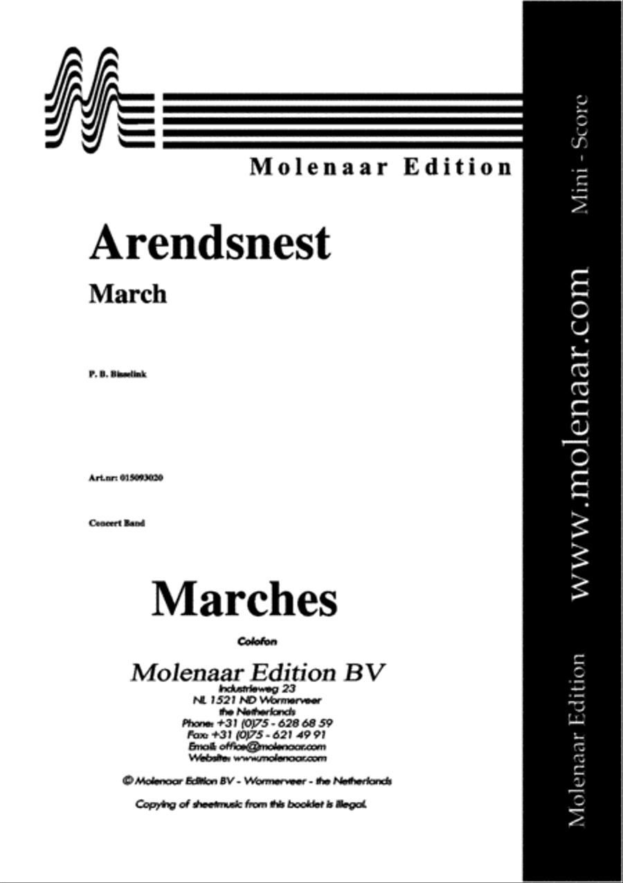 Arendsnest Arendsnest Concert Band scores gallery preview page 2