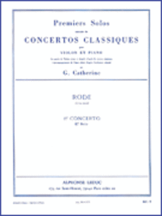 Premier Solos Concertos Classiques - Concerto No. 1, Solo No. 1