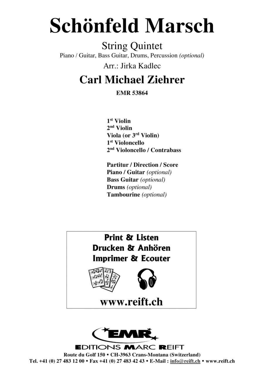 Schonfeld Marsch Bass Guitar scores gallery preview page 1