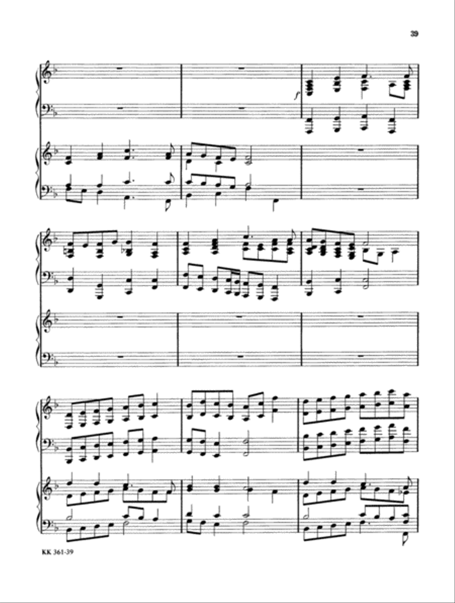 Festival Of Carols For Organ and Piano Vol 2 Organ scores gallery preview page 19