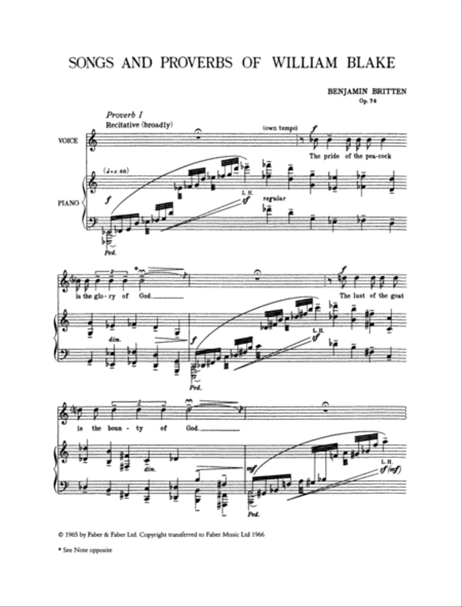 Songs and Proverbs of William Blake Voice scores gallery preview page 2