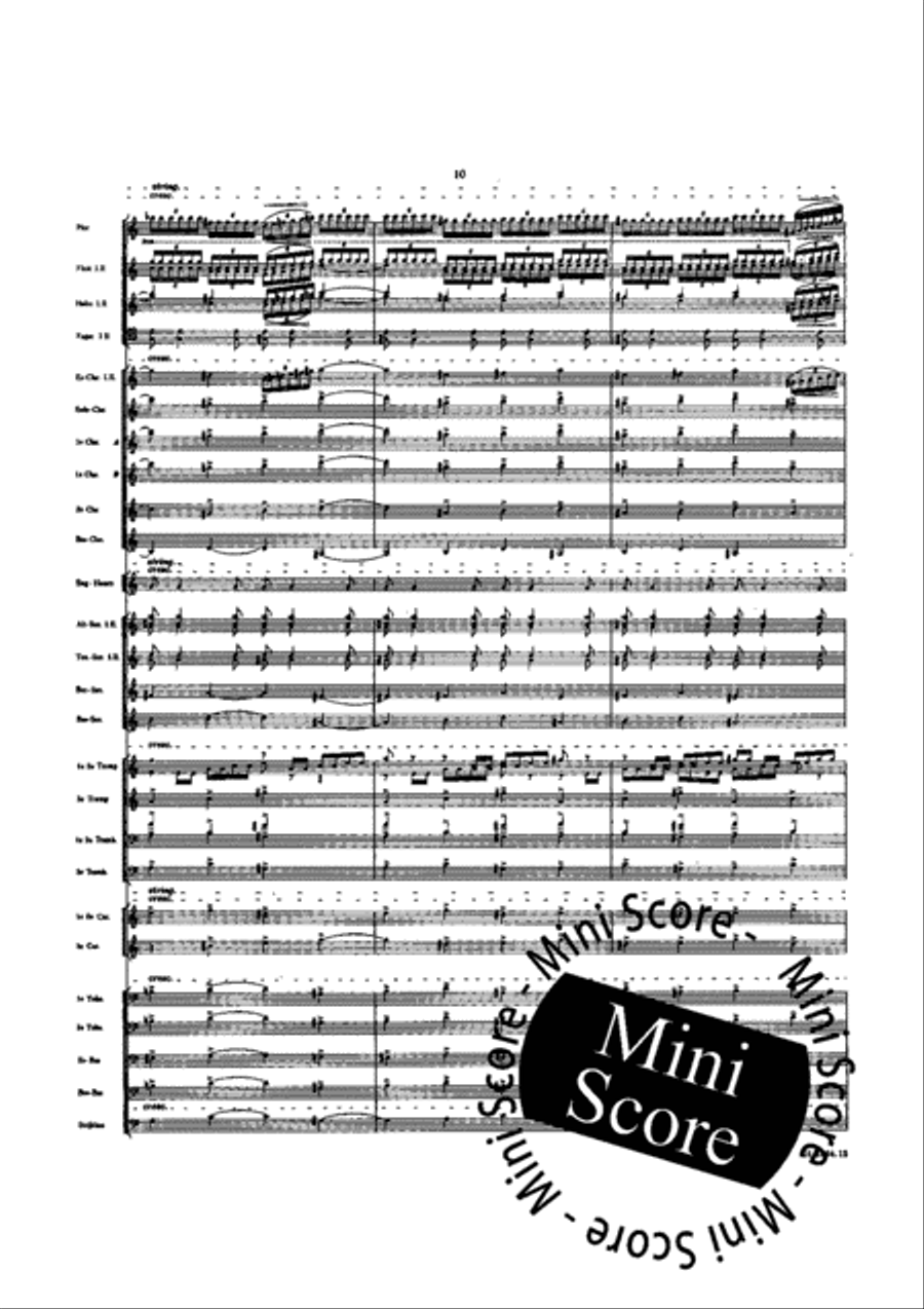 Symphonie pour Orchestre d'Harmonie Concert Band scores gallery preview page 16