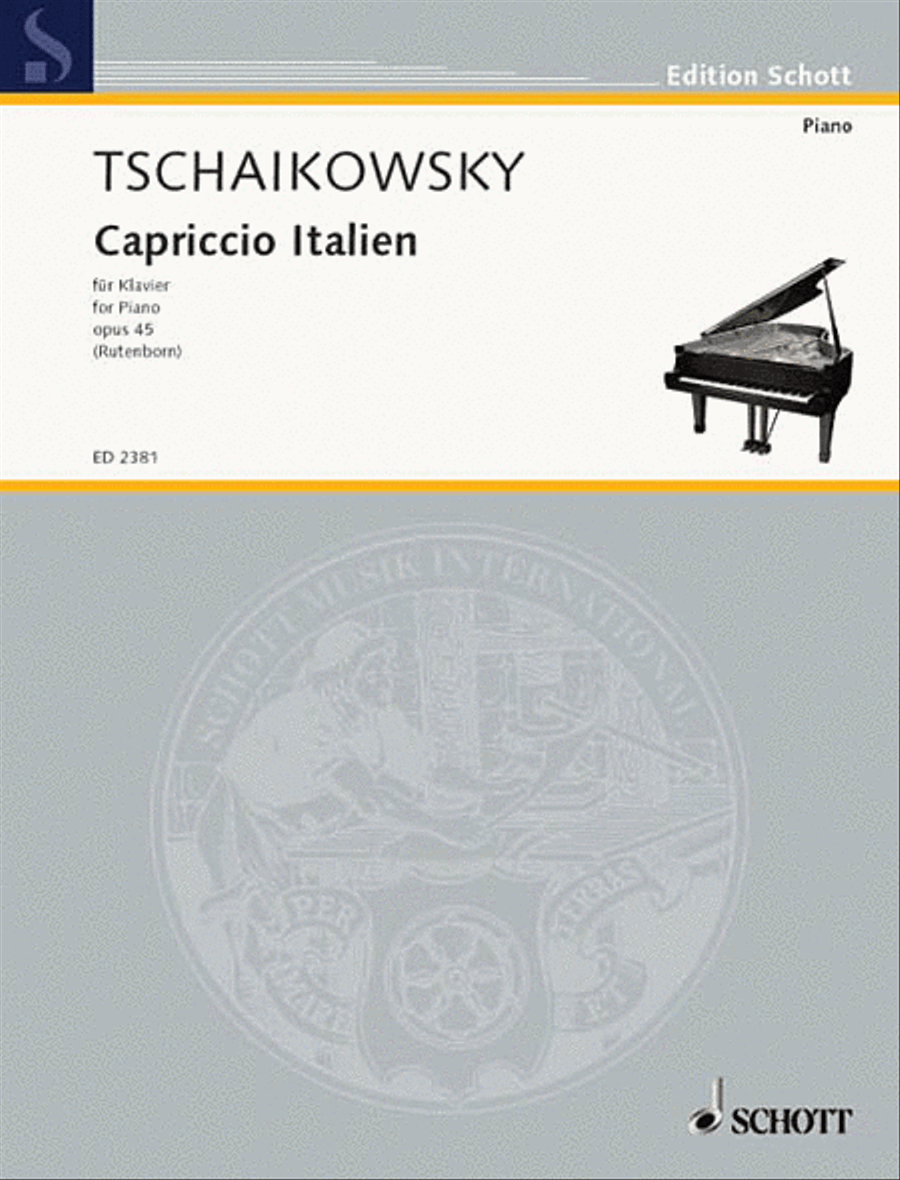 Capriccio Italien Op. 45 Capriccio Italien Op. 45 Piano Solo scores gallery preview page 1