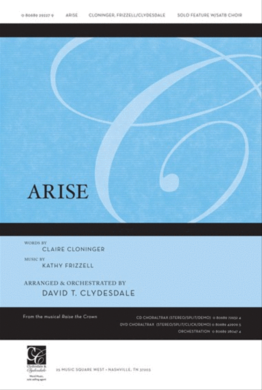 Arise - CD ChoralTrax Choir scores gallery preview page 1
