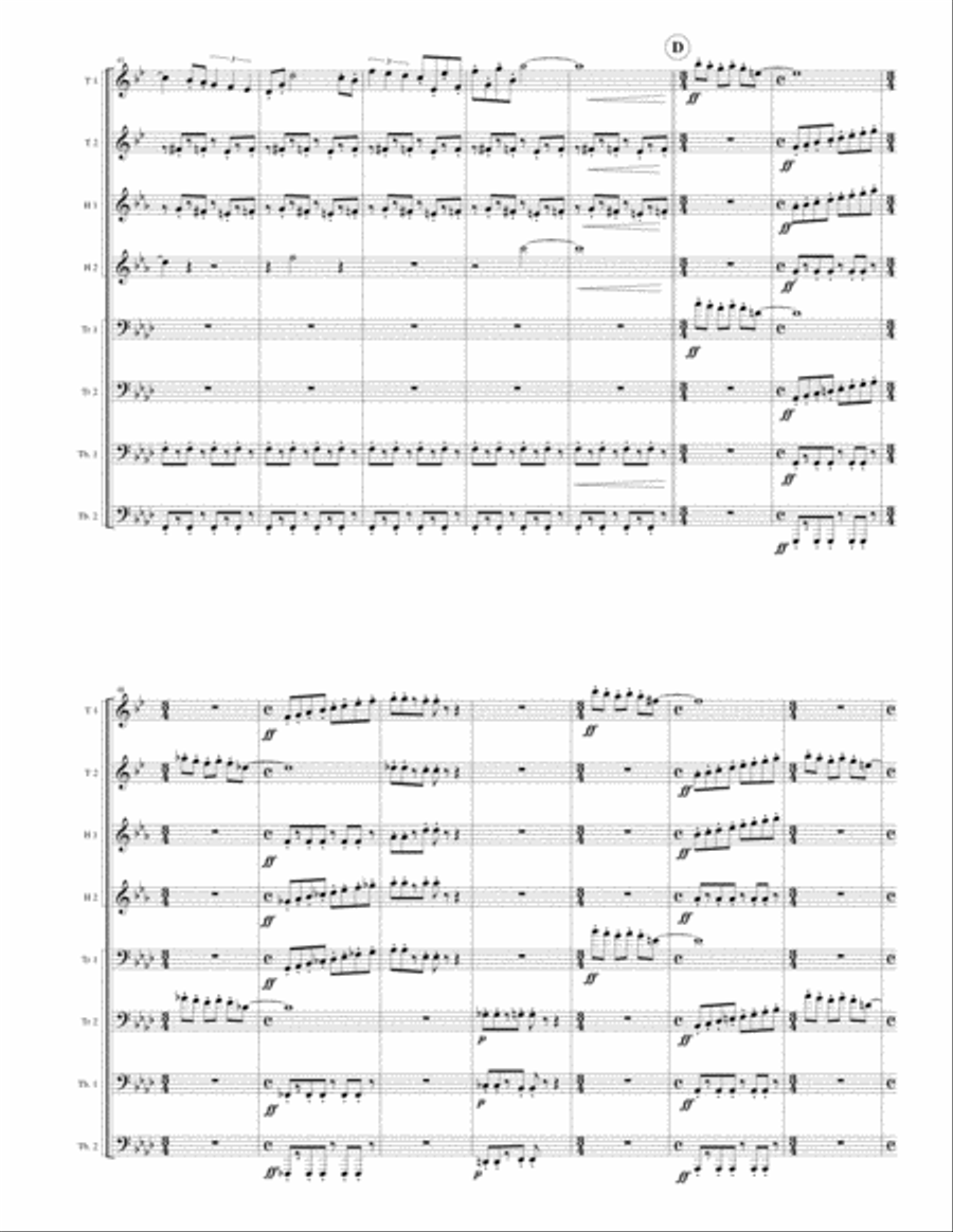 Fantasy for Brass Brass Ensemble scores gallery preview page 4