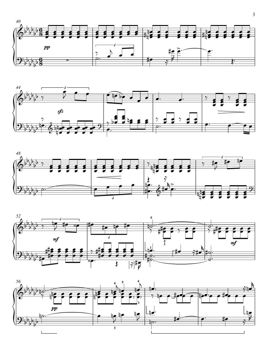 Edelweiss Piano Solo scores gallery preview page 3