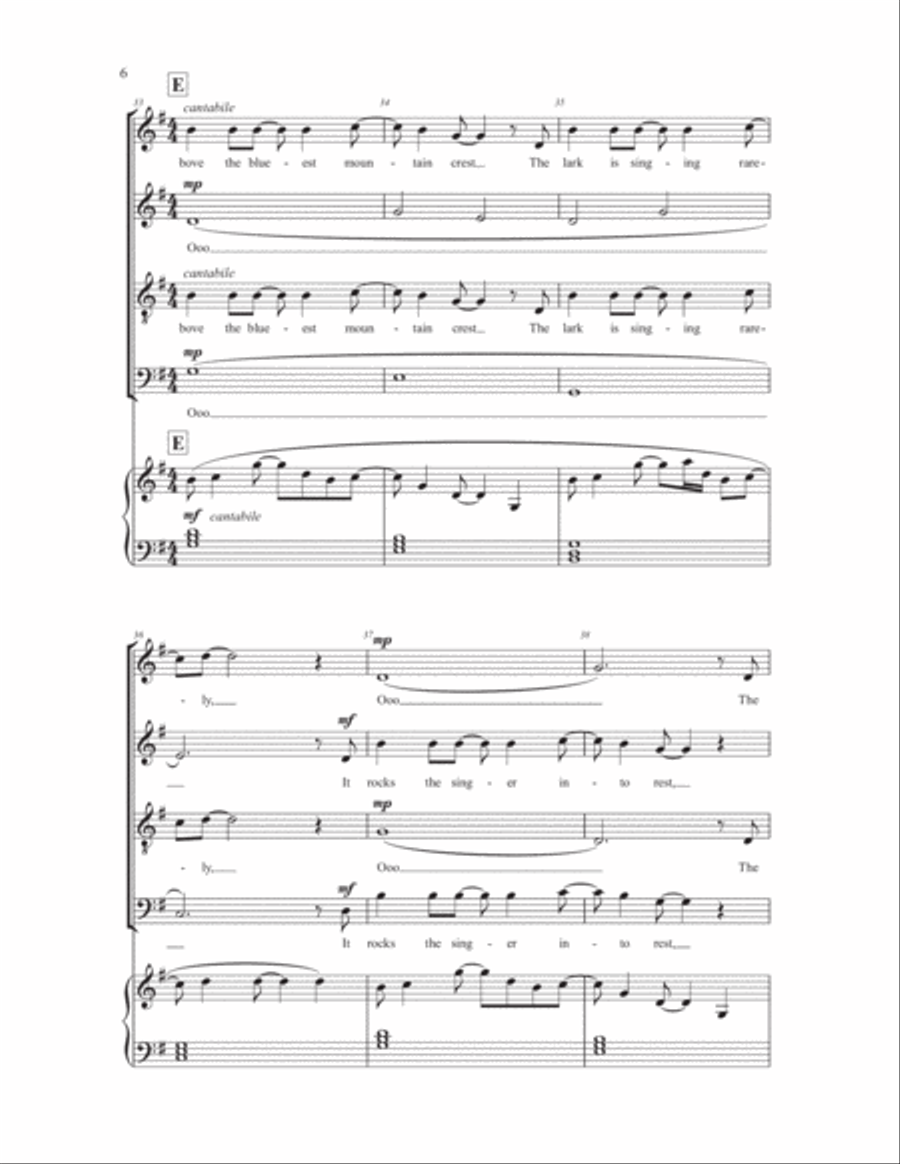 Sing Your Song 4-Part scores gallery preview page 5
