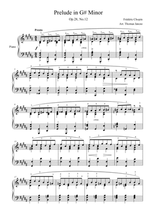 Prelude Op.28, No.12