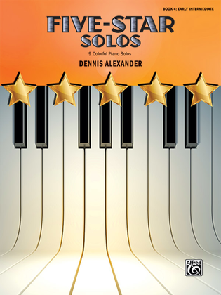 Book cover for Five-Star Solos, Book 4