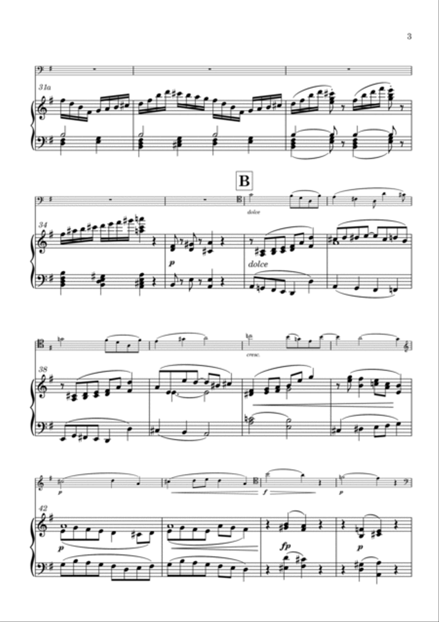 Concerto No. 2 for Violoncello, G-Major Piano scores gallery preview page 3