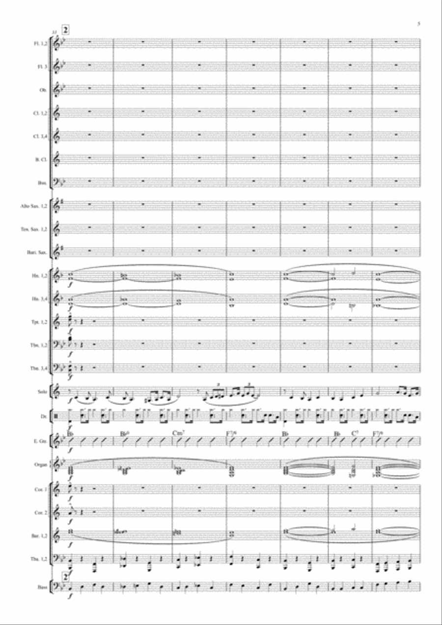 I Can't Give You Anything but Love, Baby Marching Band scores gallery preview page 6