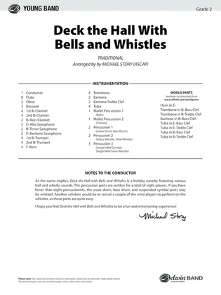 Book cover for Deck the Hall with Bells and Whistles: Score