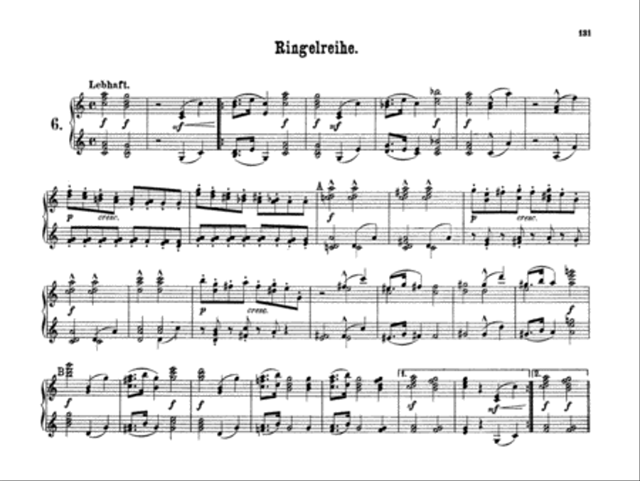 Schumann: Original Compositions for Four Hands, Volume II Piano Duet scores gallery preview page 2