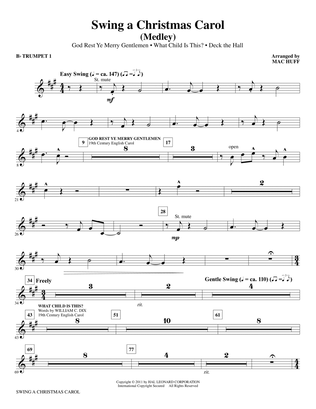 Swing A Christmas Carol (Medley) - Bb Trumpet 1