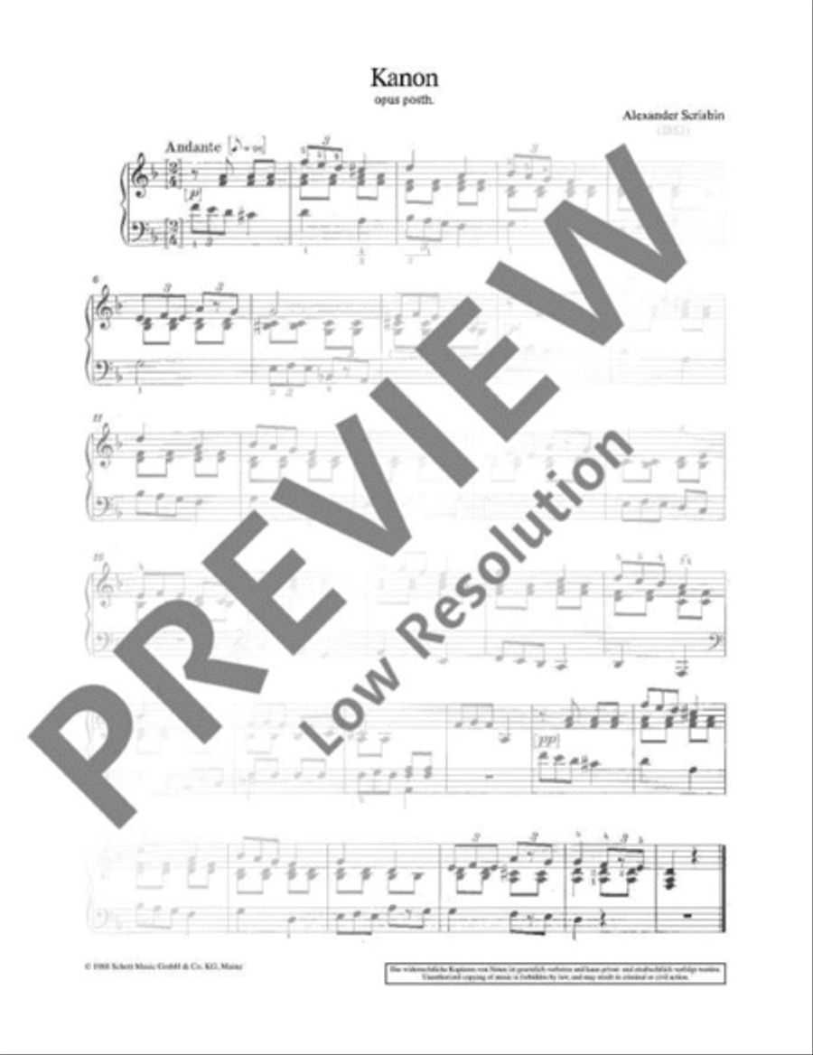 Selected Piano Works Piano Solo scores gallery preview page 13