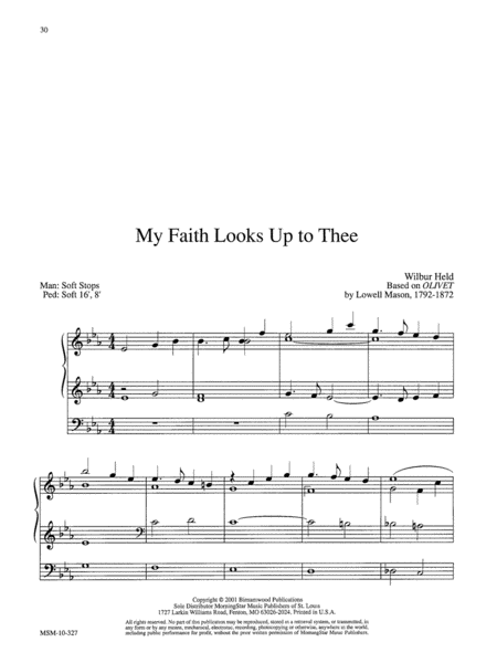 My Faith Looks Up to Thee (Downloadable)
