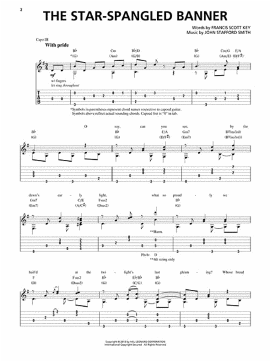 The Star-Spangled Banner - Charts & Tracks for Singers Voice scores gallery preview page 4