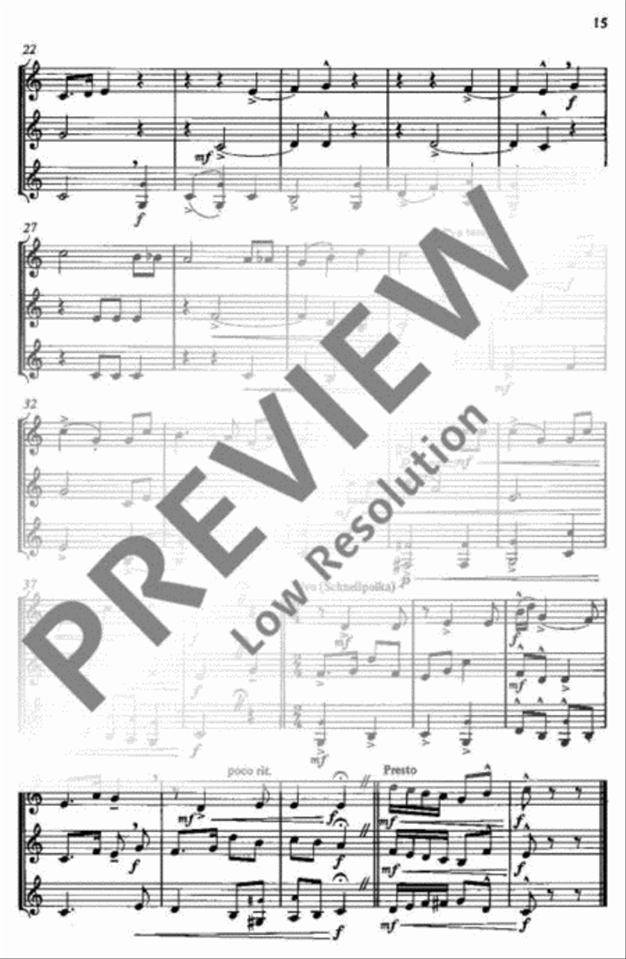 Dance Movements from Europe Performance Score scores gallery preview page 16