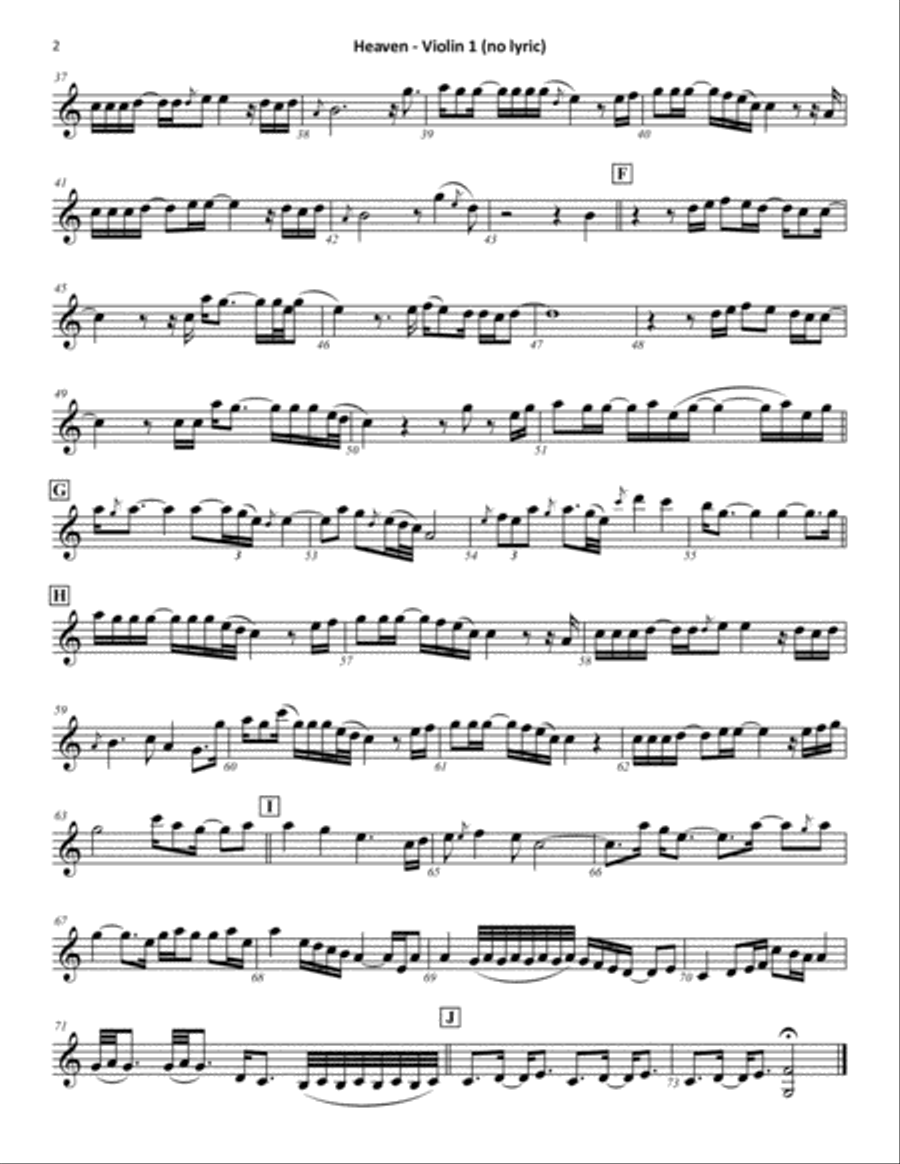 Heaven String Quartet scores gallery preview page 5