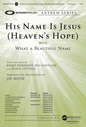 Book cover for His Name Is Jesus (Heaven's Hope) - Orchestration