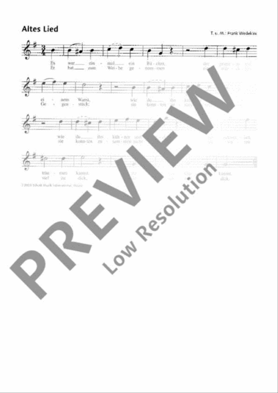 Altes Lied Soprano Recorder scores gallery preview page 2