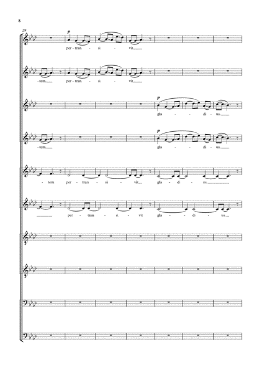Stabat mater 4-Part scores gallery preview page 6